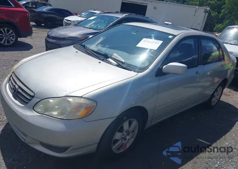 2003 Toyota Corolla Ce/Le/S from USA, damaged, VIN 1NXBR38E03Z012691